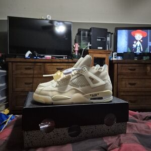 Off Whit Air Jordan 4 (Sail) Size 11.5 Womens (10 Mens)
